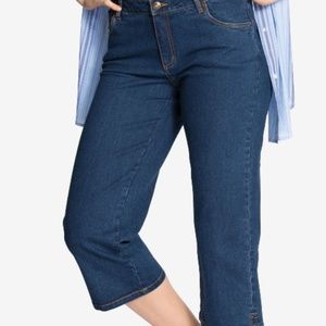 Woman Within Capri Stretch Jeans
